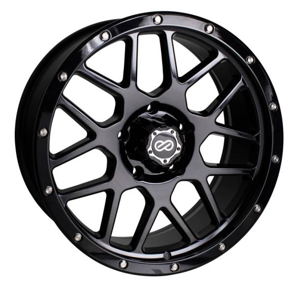 Enkei - Enkei 526-290-8415BK Enkei Matrix 20x9 6x139.7 BP 15mm Offset 108mm Bore Gloss Black Wheel