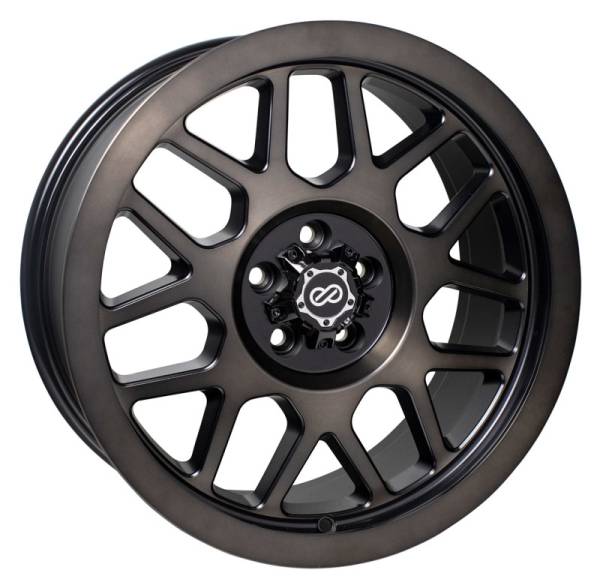 Enkei - Enkei 526-780-8030BB Enkei Matrix 17x8 5x100 30mm Offset 71.6mm Bore Brushed Black Wheel