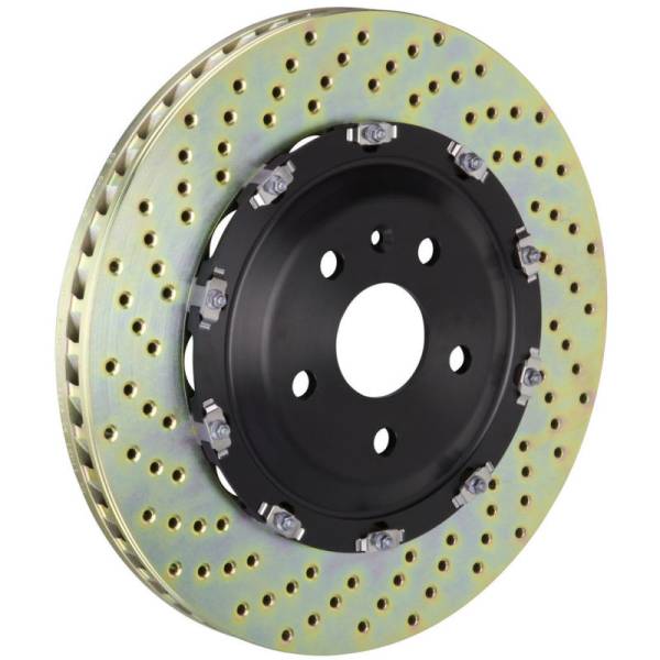 Brembo - Brembo 101.9006A Brembo 06-08 RS4 Front 2-Piece Discs 380x34 2pc Rotor Drilled