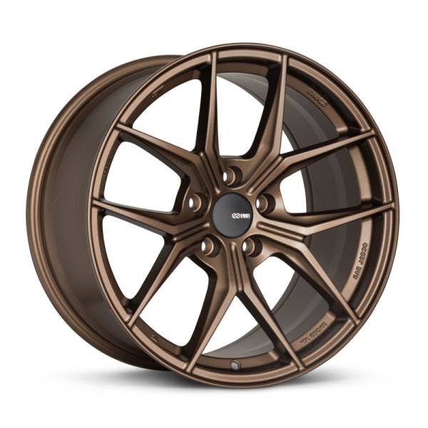 Enkei - Enkei 529-285-6540ZP Enkei TSR-X 20x8.5 40mm Offset 5x114.3 BK 72.6mm Bore Gloss Bronze