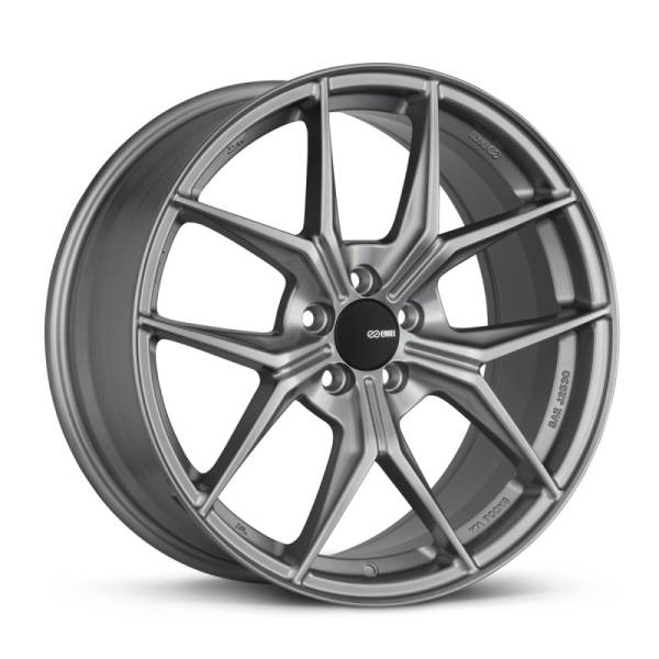Enkei - Enkei 529-880-6545GR Enkei TSR-X 18x8 45mm Offset 5x114.3 BP 72.6 Hub Bore Storm Gray Wheel