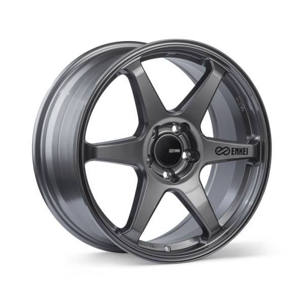 Enkei - Enkei 539-895-6538GM Enkei T6R 18x9.5 38mm Offset 5x114.3 Bolt Pattern 72.6 Bore Matte Gunmetal Wheel