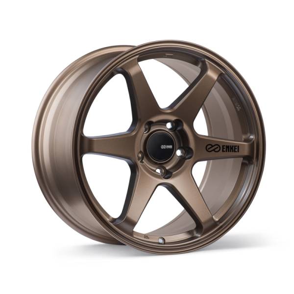Enkei - Enkei 539-895-6538ZP Enkei T6R 18x9.5 38mm Offset 5x114.3 Bolt Pattern 72.6 Bore Copper Wheel