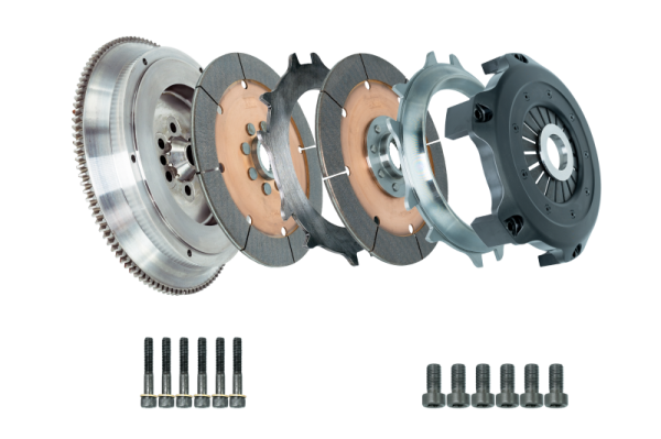 DKM Clutch - DKM Clutch MRX-006-076 DKM Clutch 11-13 BMW 135i 215mm Ceramic Twin Disc MRX Clutch Kit w/Flywheel (850 ft/lbs Torque)