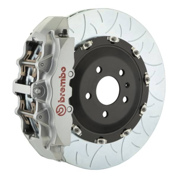 Brembo - Brembo 1G3.9023A3 Brembo 03-05 S55/03-06 CL55 AMG Front GT BBK 8 Piston Cast 380x34 2pc Rotor Slotted Type3-Silver