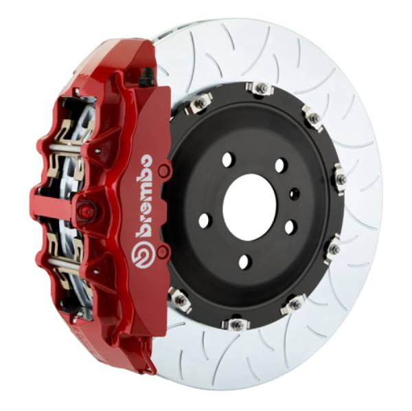 Brembo - Brembo 1G3.9026A2 Brembo 05-11 G55 AMG Front GT BBK 8 Piston Cast 380x34 2pc Rotor Slotted Type-3-Red