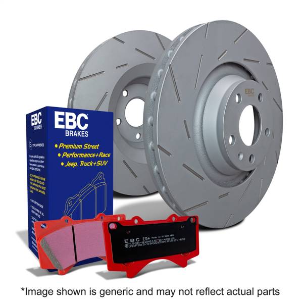EBC - EBC Brakes S15KF1256 EBC S15 Brake Pad and Rotor Kit - Fits 2013-2016 Mercedes-Benz GL350