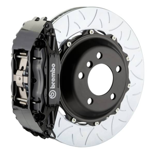 Brembo - Brembo 1H3.8015A1 Brembo 15-21 GTI Front GT BBK 4 Piston Cast 2pc 355x32 2pc Rotor Slotted Type3-Black