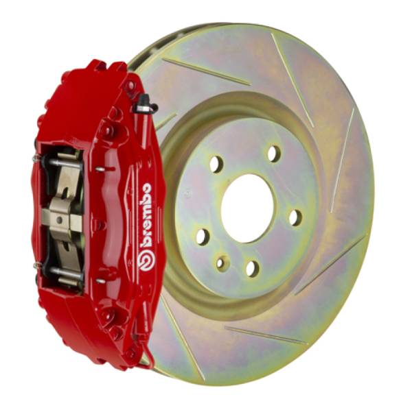 Brembo - Brembo 1H5.6005A2 Brembo 12-16 FR-S Front GT BBK 4 Piston Cast 2pc 326 x30 1pc Rotor Slotted Type1-Red