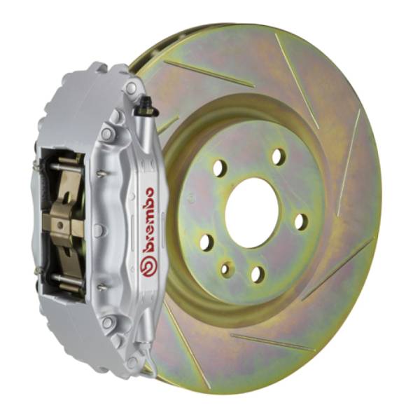 Brembo - Brembo 1H5.6005A3 Brembo 12-16 FR-S Front GT BBK 4 Piston Cast 2pc 326 x30 1pc Rotor Slotted Type1-Silver