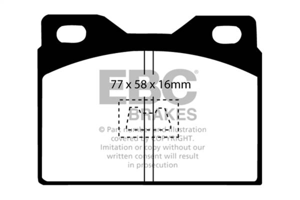 EBC - EBC Brakes S2KF1974 EBC S2 Brake Pad and Rotor Kit - Fits 1977-1982 Porsche 924