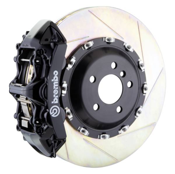 Brembo - Brembo 1L2.9502A1 Brembo 12-14 ML550 Front GT BBK 6 Piston Cast 411x34 2pc Rotor Slotted Type1-Black
