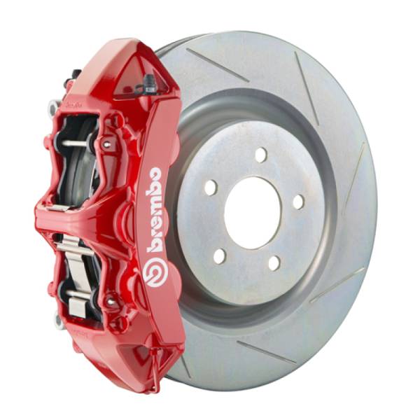 Brembo - Brembo 1L5.8018A2 Brembo 16+ Camaro LS/LT SS Front GT BBK 6 Piston Cast 355x32 1pc Rotor Slotted Type1-Red