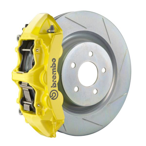 Brembo - Brembo 1L5.8018A5 Brembo 16+ Camaro LS/LT/SS Front GT BBK 6 Piston Cast 355x32 1pc Rotor Slotted Type1-Yellow