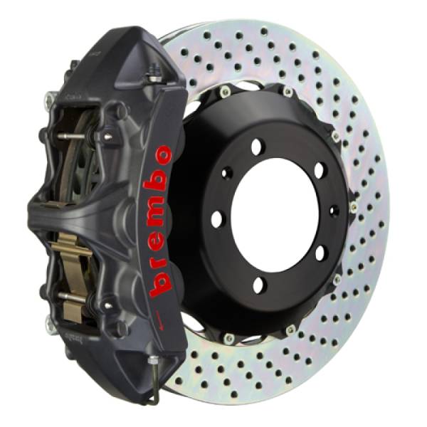 Brembo - Brembo 1M1.9019AS Brembo 00-03 M5/97-03 5-Series Front GTS BBK 6 Piston Cast 380x32 2pc Rotor Drilled-Black HA