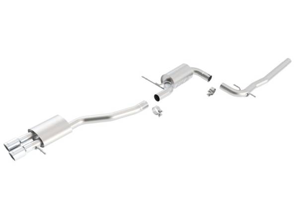 Borla - Borla 140397 Borla 06-07 VW Jetta 2.5 / 08-10 Jetta SEL/SE/S SS Catback Exhaust - Fits 2006-2010 Volkswagen Jetta