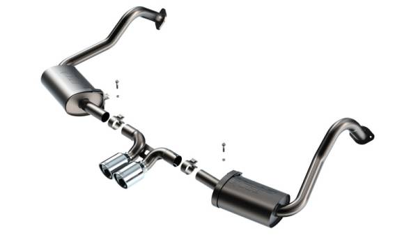 Borla - Borla 140817 Borla 17-22 Porsche Cayman/Boxster 718 2.0L 4 Cyl. AT/MT RWD 2DR 2.25in S-Type Exhaust - Fits 2017-2025 Porsche 718 Boxster, 718 Cayman