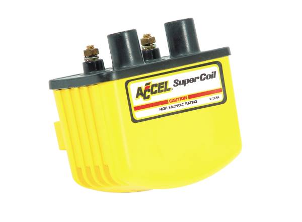 ACCEL - BDDP 140408 Ignition Coil - Super Coil - 3.0 Ohms Res - Yellow