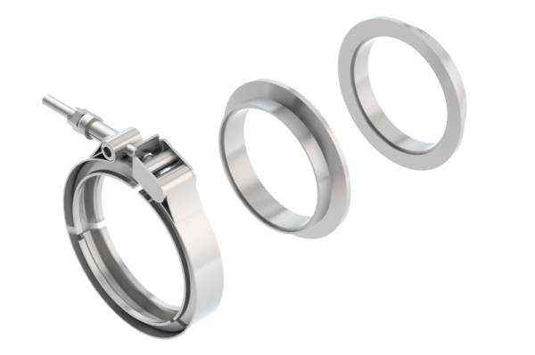 Borla - Borla 18009 Borla Universal 3in Stainless Steel 3pc V-Band Clamp w/ Male and Female Flanges