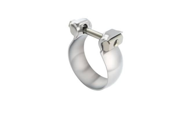 Borla - Borla 18323 Borla 2.36in (60mm) T-304 Stainless Steel Half Moon/ Swivel Joint Clamp
