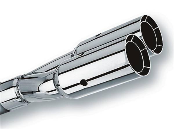 Borla - Borla 20203 Borla Universal Polished Tip Dual Round Intercooled (inlet 2 1/2in. Outlet 3in) *NO Returns*