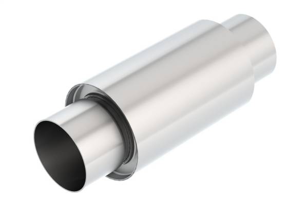 Borla - Borla 40004S Borla 3 -1/2in In/Out x 5in Round x 8in Long XR-1 Sportsman Shorty Racing Muffler