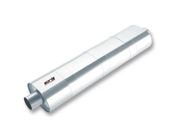 Borla - Borla 400115 Borla 3in ID In/Out x 34in x 8.5 in x 5.5in Oval XR-1 Multi-core Racing Muffler