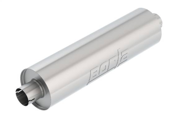 Borla - Borla 400130 Borla Heavy Duty (Truck) 2.75in Center-Center 24in x 6.75in Round (Notched) Specialty Muffler