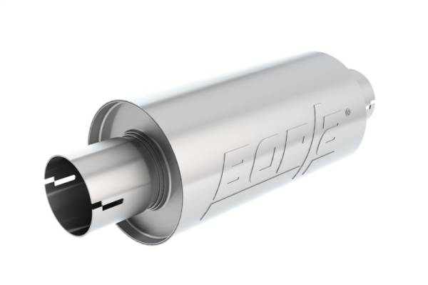 Borla - Borla 400497 Borla S-Type Muffler 2.5in Inlet/Outlet 5in Round x 10in w/Notch