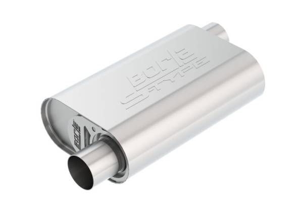 Borla - Borla 400773 Borla CrateMuffler SBC Hot 350/383 2.5in Offset/Center 14in x 4.35in x 9in S-Type Muffler
