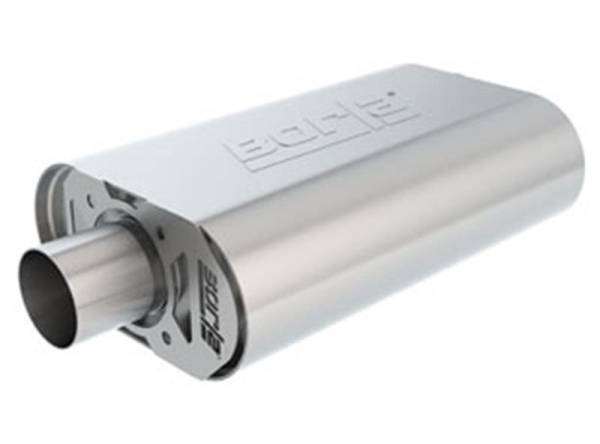 Borla - Borla 400837 Borla S-Type CrateMuffler 2.25in Offset-In/Center-Out (For Small Block Ford Stock Output 289/302)