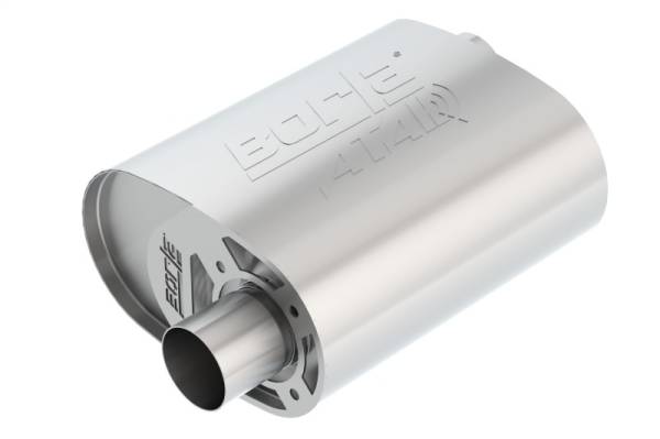 Borla - Borla 400858 Borla Crate Muffler Ford 5.0L Coyote ATAK Inside Diameter 2.5in Offset/outlet