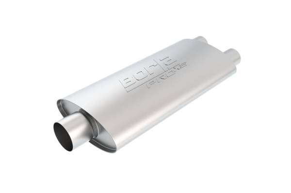 Borla - Borla 40349 Borla Pro-XS 3in, 2-1/2in, 19in x 9-1/2in x 4in Oval Cen/Dual Turbo XL Muffler