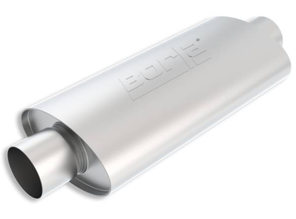 Borla - Borla 40943 Borla XR-1 Racing Sportsman 3 inch Outlet / 3 inch Inlet Round, Oval or Offset Muffler