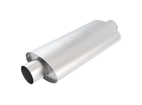 Borla - Borla 40944 Borla XR-1 Racing Sportsman 3 inch Outlet / 3 inch Inlet Oval Muffler