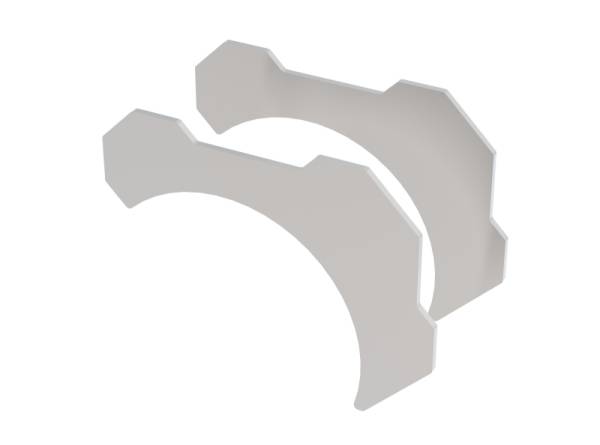 Borla - Borla 60580 Borla 3in T-304 Stainless Steel Pipe/ Tube Bracket Kit (2 pieces)
