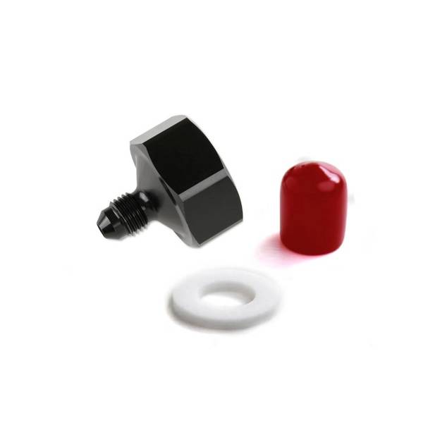 NOS - BHHV 16221NOS NOS Black T7075 aluminum 4AN-660 Bottle Nut Adapter