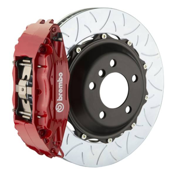 Brembo - Brembo 1M3.8069A2 Brembo 12-16 FR-S Front GT BBK 6 Piston Cast 355x32 2pc Rotor Slotted Type3-Red
