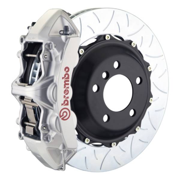 Brembo - Brembo 1M3.9002A3 Brembo 97-04 Corvette C5 Front GT BBK 6 Piston Cast 380x32 2pc Rotor Slotted Type-3-Silver