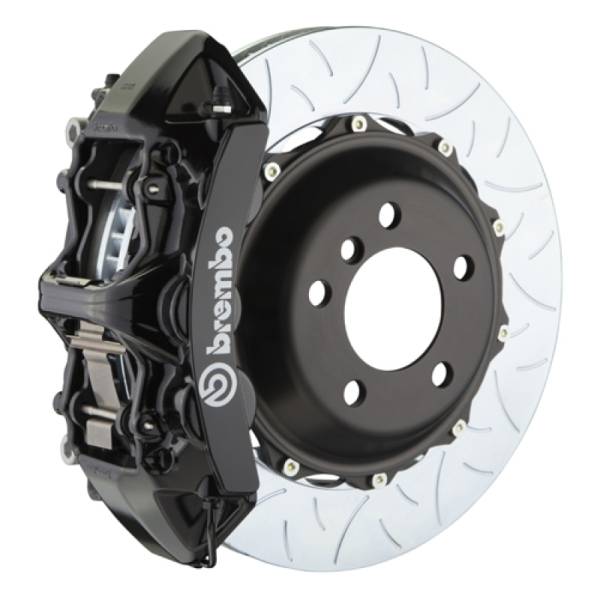 Brembo - Brembo 1M3.9003A1 Brembo 05-13 Corvette Front GT BBK 6 Piston Cast 380x32 2pc Rotor Slotted Type3-Black