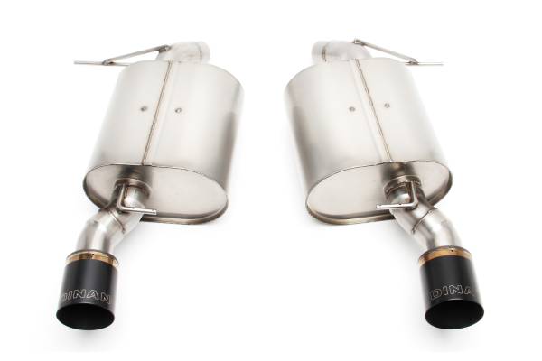 Dinan - GFBV D660-0011-BLK Dinan Free Flow Axle-Back Exhaust - 2007-2013 BMW 335i/335is/335xi - Fits select 2007-2013 BMW models