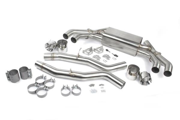 Dinan - GFBV D660-0086 Dinan Free Flow Axle-Back Exhaust - 2020-2025 BMW X3M/X4M - Fits 2020-2025 BMW X4, X3