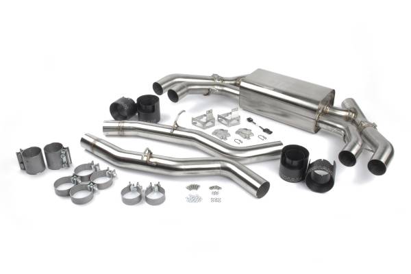 Dinan - GFBV D660-0086-BLK Dinan Free Flow Axle-Back Exhaust - 2020-2025 BMW X3M/X4M - Fits 2020-2025 BMW X4, X3