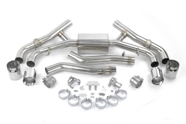 Dinan - GFBV D660-0090 Dinan Valved Axle-Back Exhaust - 2020-2026 BMW X5M/X6M - Fits 2020-2026 BMW X5, X6