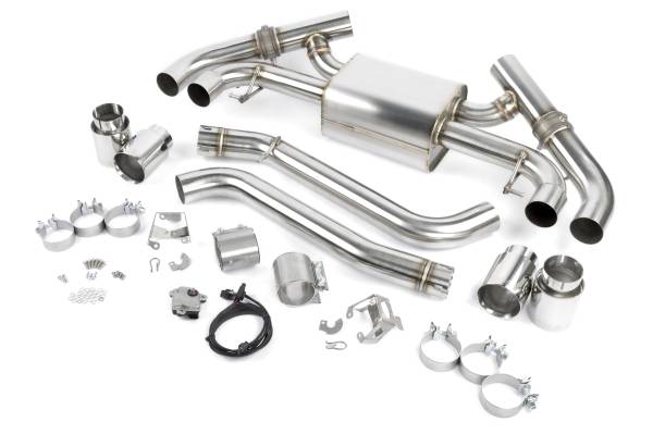 Dinan - GFBV D660-0098 Dinan Valved Axle-Back Exhaust - 2022-2026 BMW M240i - Fits 2022-2026 BMW M240i xDrive, M240i