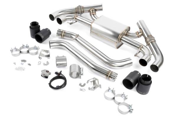Dinan - GFBV D660-0098-BLK Dinan Valved Axle-Back Exhaust - 2022-2026 BMW M240i - Fits 2022-2026 BMW M240i xDrive, M240i