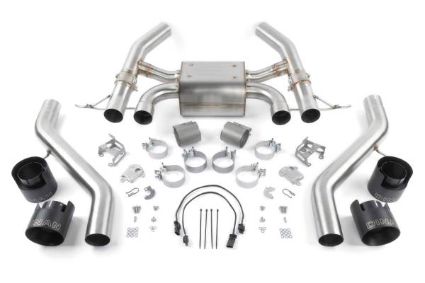 Dinan - GFBV D660-0100-BLK Dinan Valved Axle-Back Exhaust - 2023-2026 BMW M2 - Fits 2023-2026 BMW M2