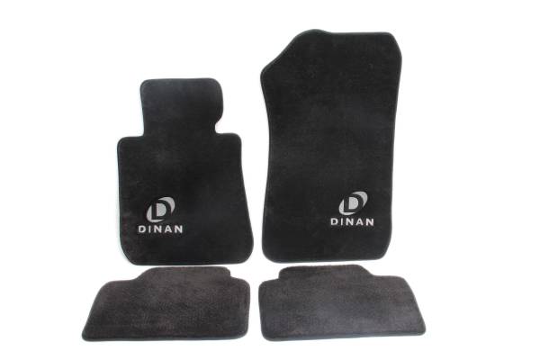 Dinan - GFBV D701-DNBW1012-4C-BLK Dinan Signature Floor Mats - 2012-2018 BMW 3-Series - Fits select 2012-2019 BMW models