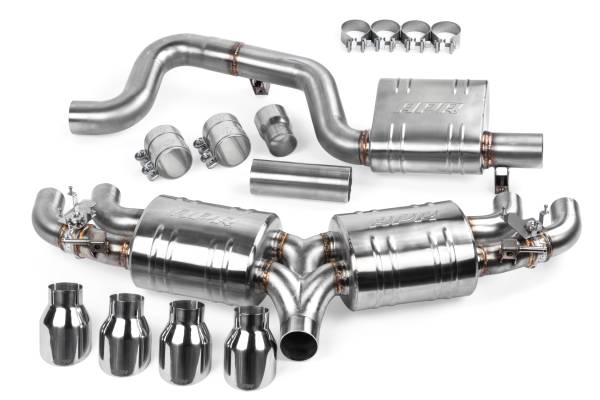 APR - HJQF CBK0017 APR Catback Exhaust System - Fits 2018-2019 Volkswagen Golf R