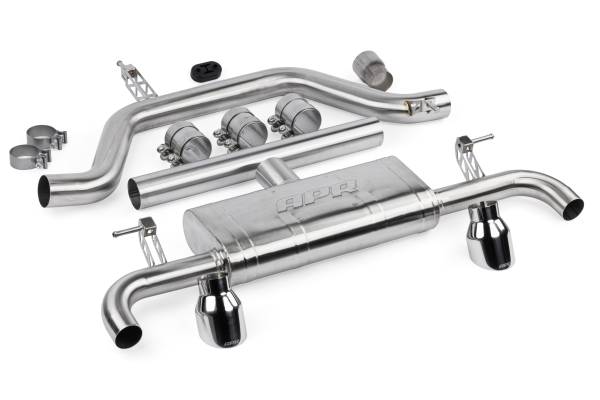 APR - HJQF CBK0047 APR Catback Exhaust System - Fits 2022-2026 Volkswagen GTI